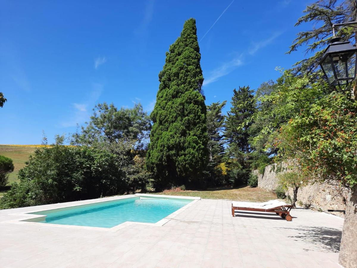 Bed and Breakfast Chateau De Gardes Castin Exterior foto